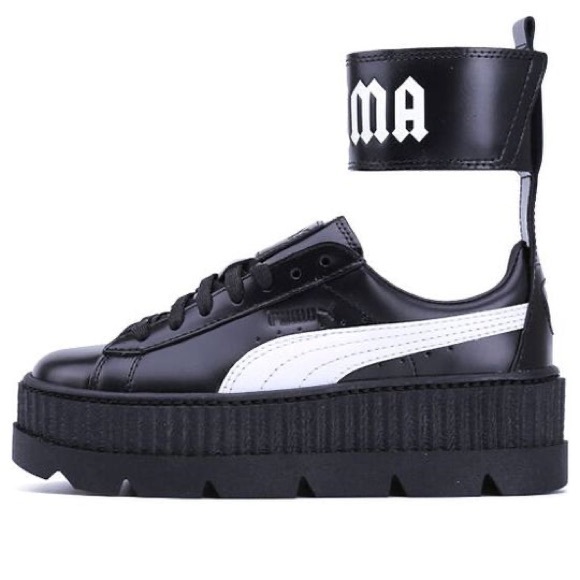 PUMA Rihanna Fenty x Ankle Strap Creeper 'Black' 366264-03 - Picture 1 of 10